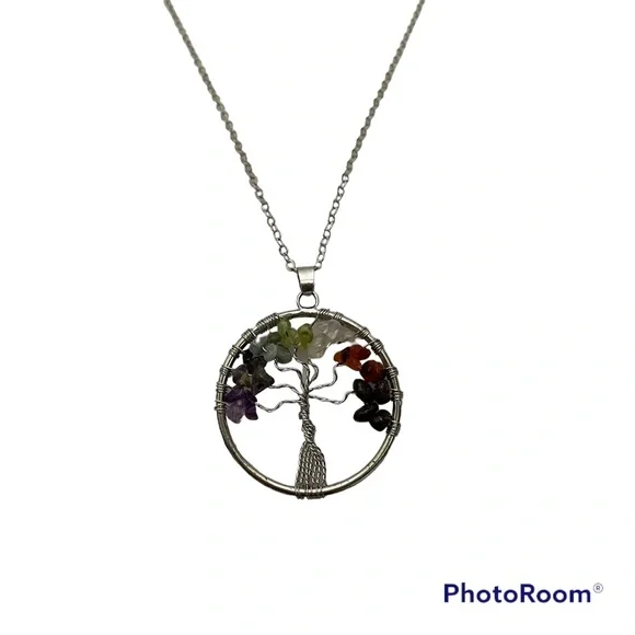 Chakra tree of life pendant - Picture 1 of 4